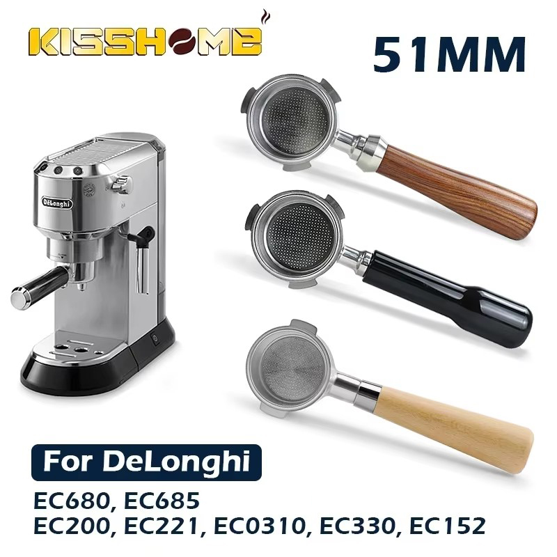Coffee Equipment Espresso - Coffee Bottomless Portafilter 51MM For Delonghi