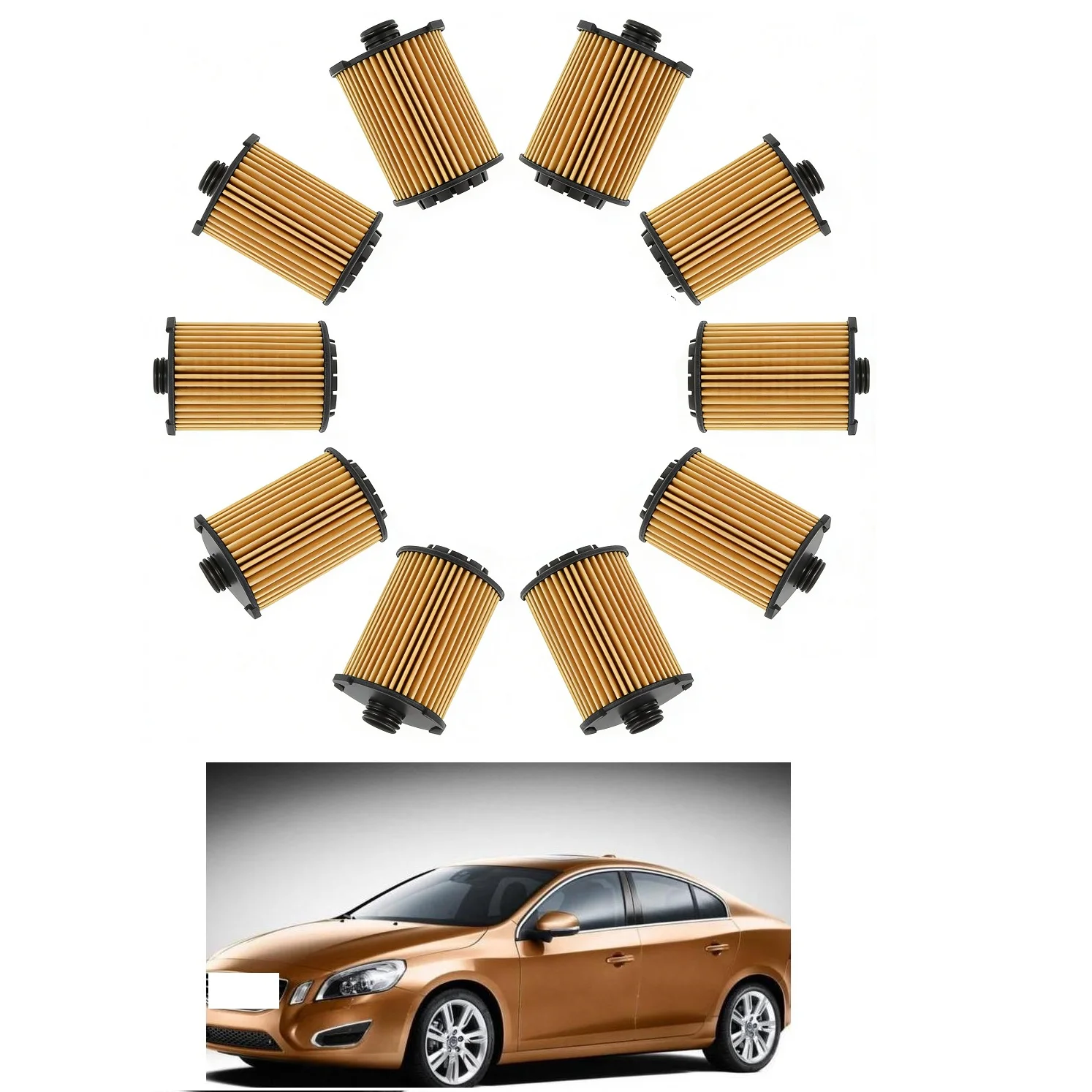 Coffee Equipment V60 - 10pcs Oil Filter For VOLVO XC40