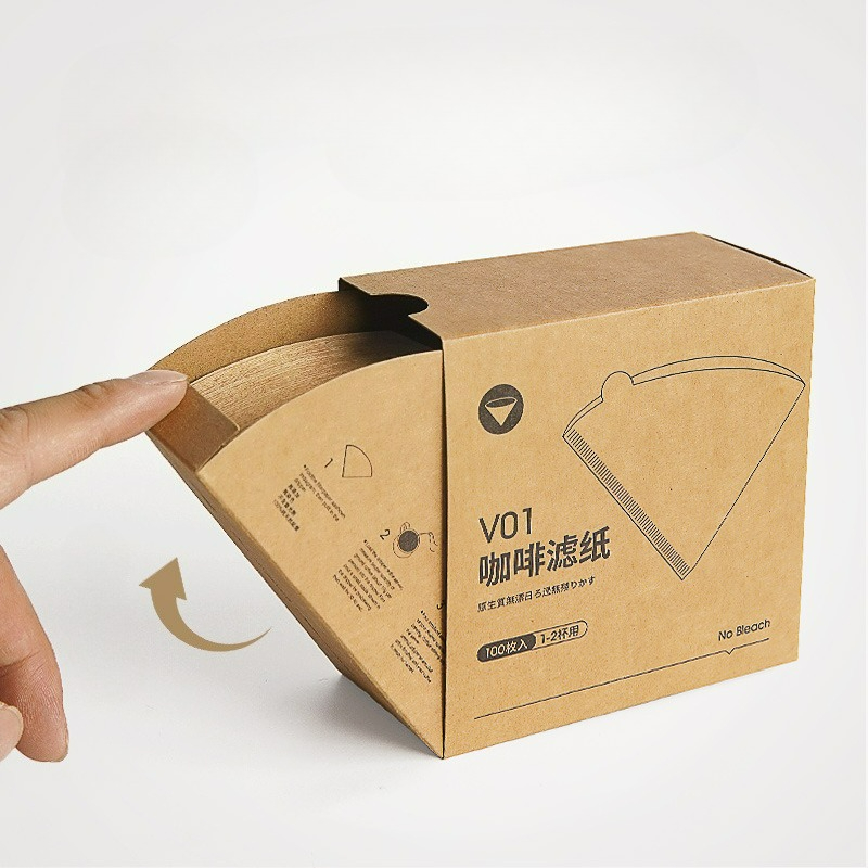 Coffee Equipment V60 - Natural Paper Filters Unbleached Disposable Coffee