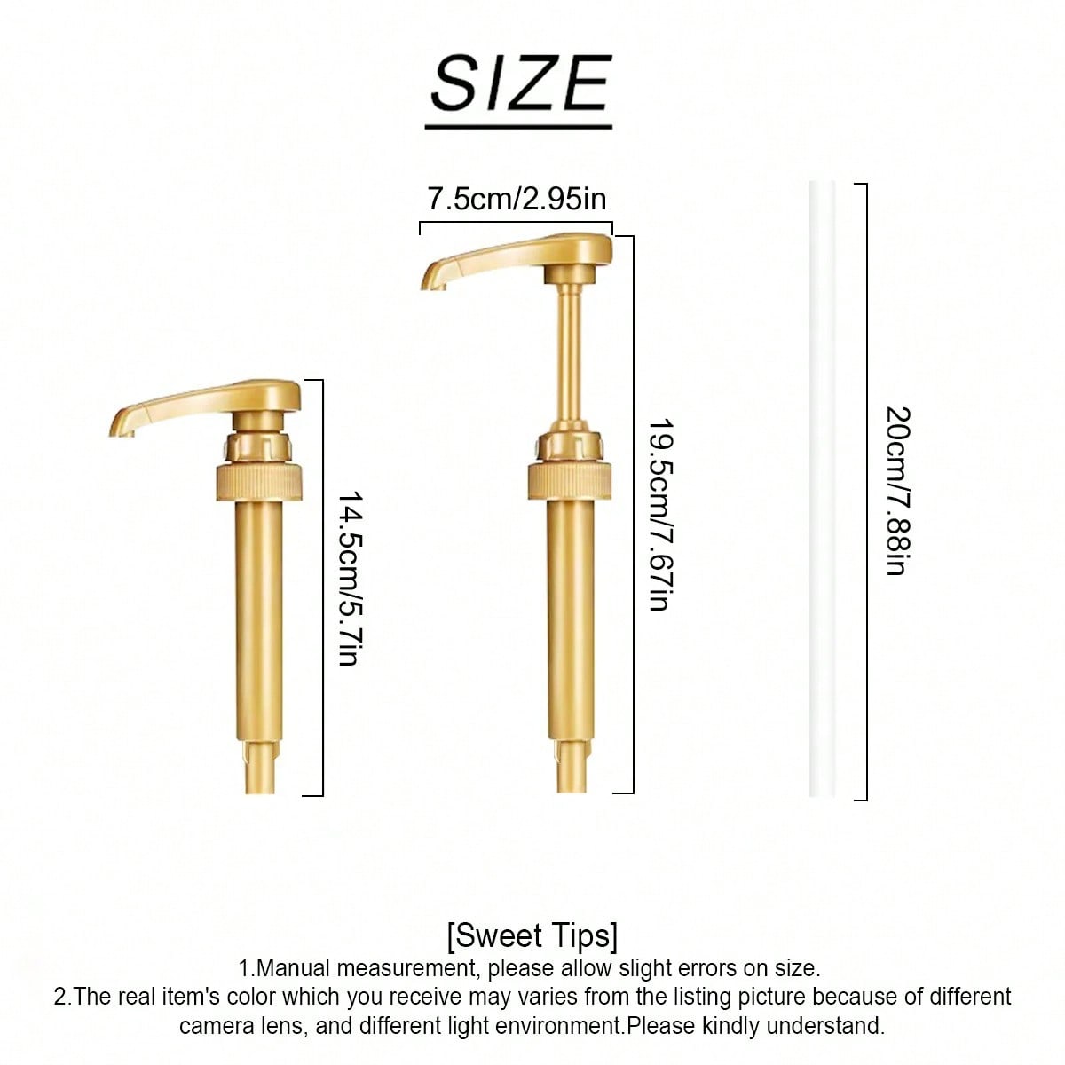 1/2/4/6Pcs Golden Syrup Pump,  - Coffee Extraction Equipment recension och pris