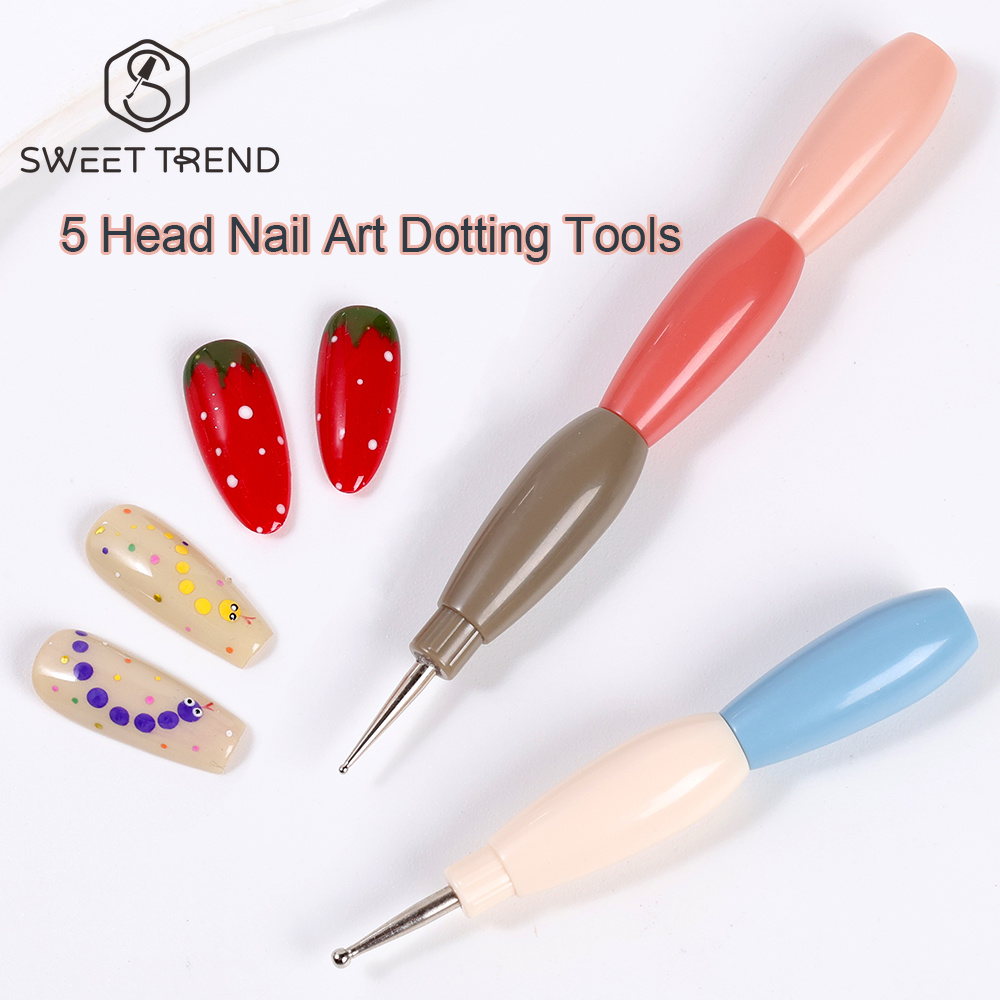 SWEET TREND-1pc 5 Head Nail Do - Group Head Brush recension och pris