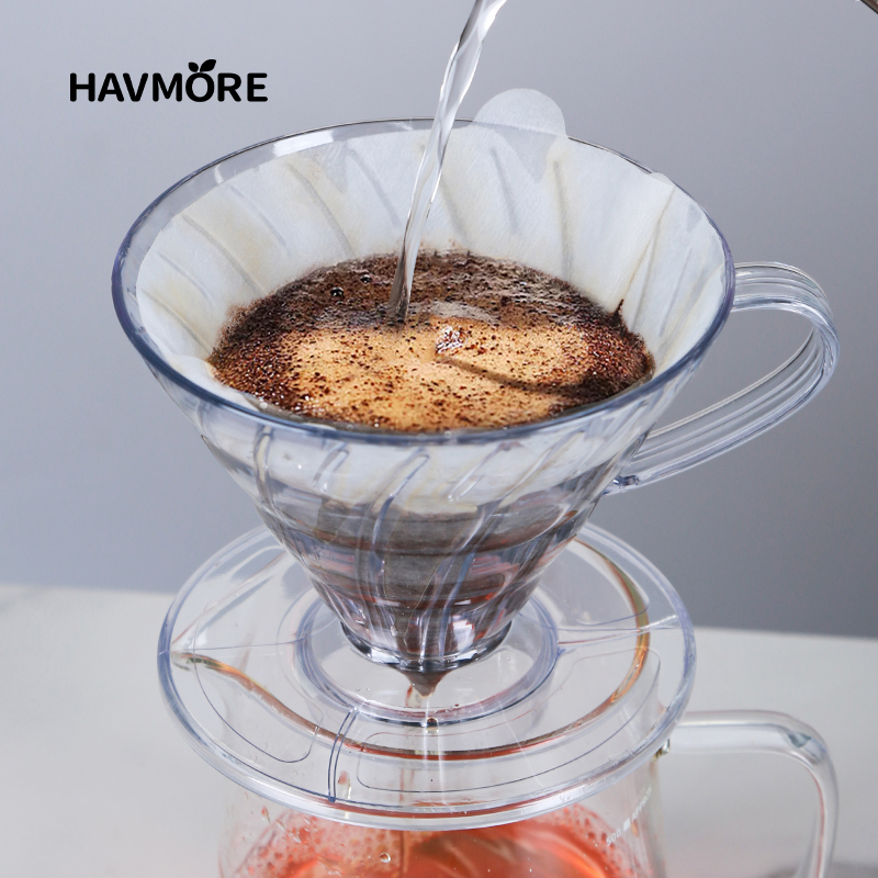 Reusable Coffee Dripper Resin  - Coffee Equipment V60 recension och pris