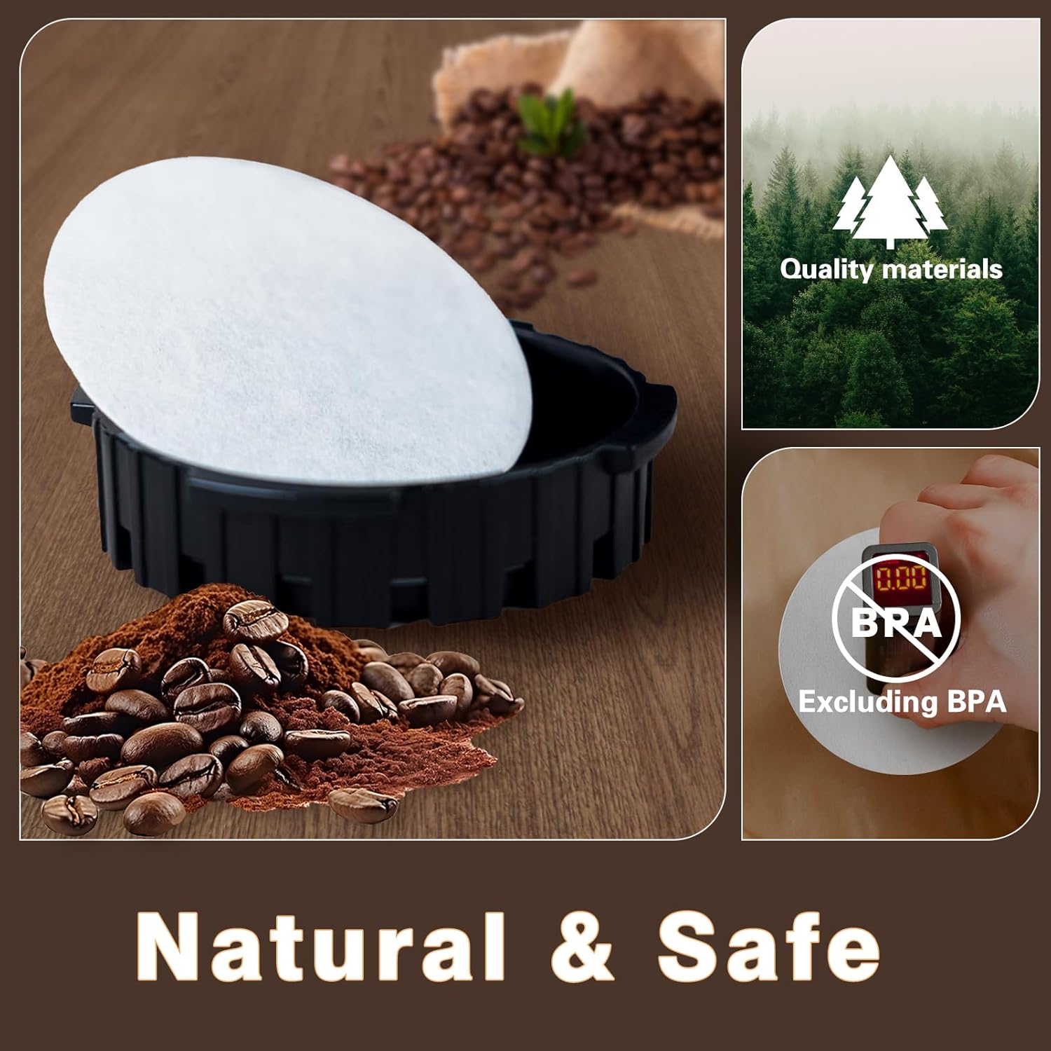 Round Coffee Filters, Compatib - Hero Coffee Equipment recension och pris