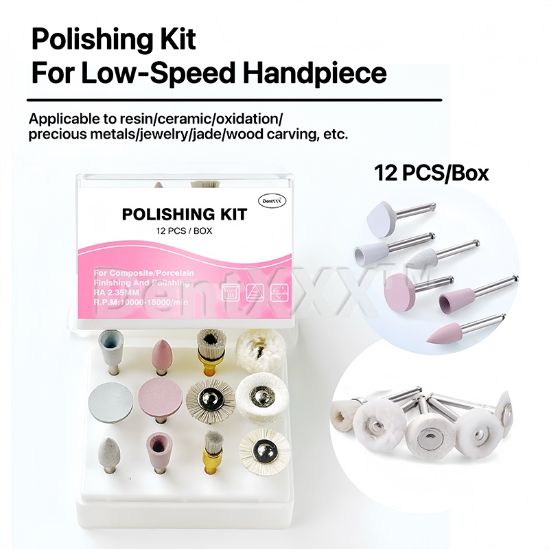 12Pcs Composite Polishing Ra K - Group Head Brush recension och pris