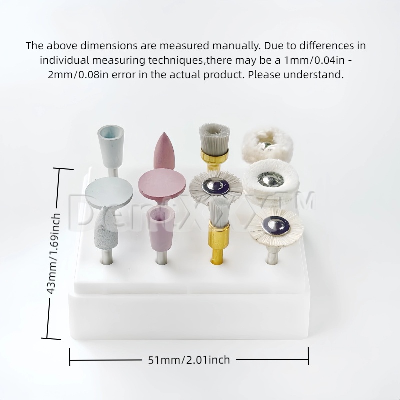 12Pcs Composite Polishing Ra K - Group Head Brush recension och pris