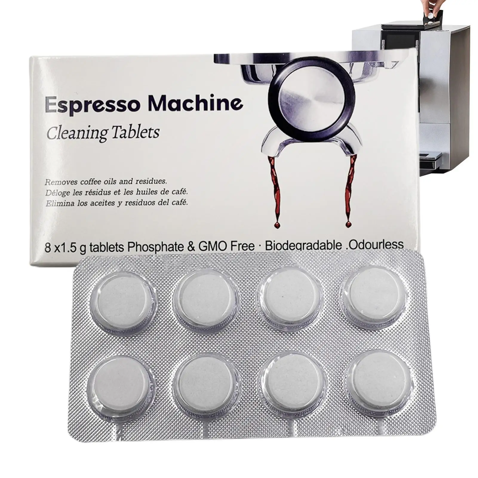 Espresso Machine Cleaning Tabl - Backflush Tablet Cleaner recension och pris