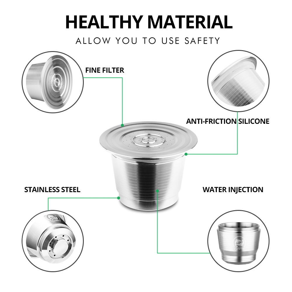 Nespresso Reusable Coffee Caps - Coffee Equipment Espresso recension och pris