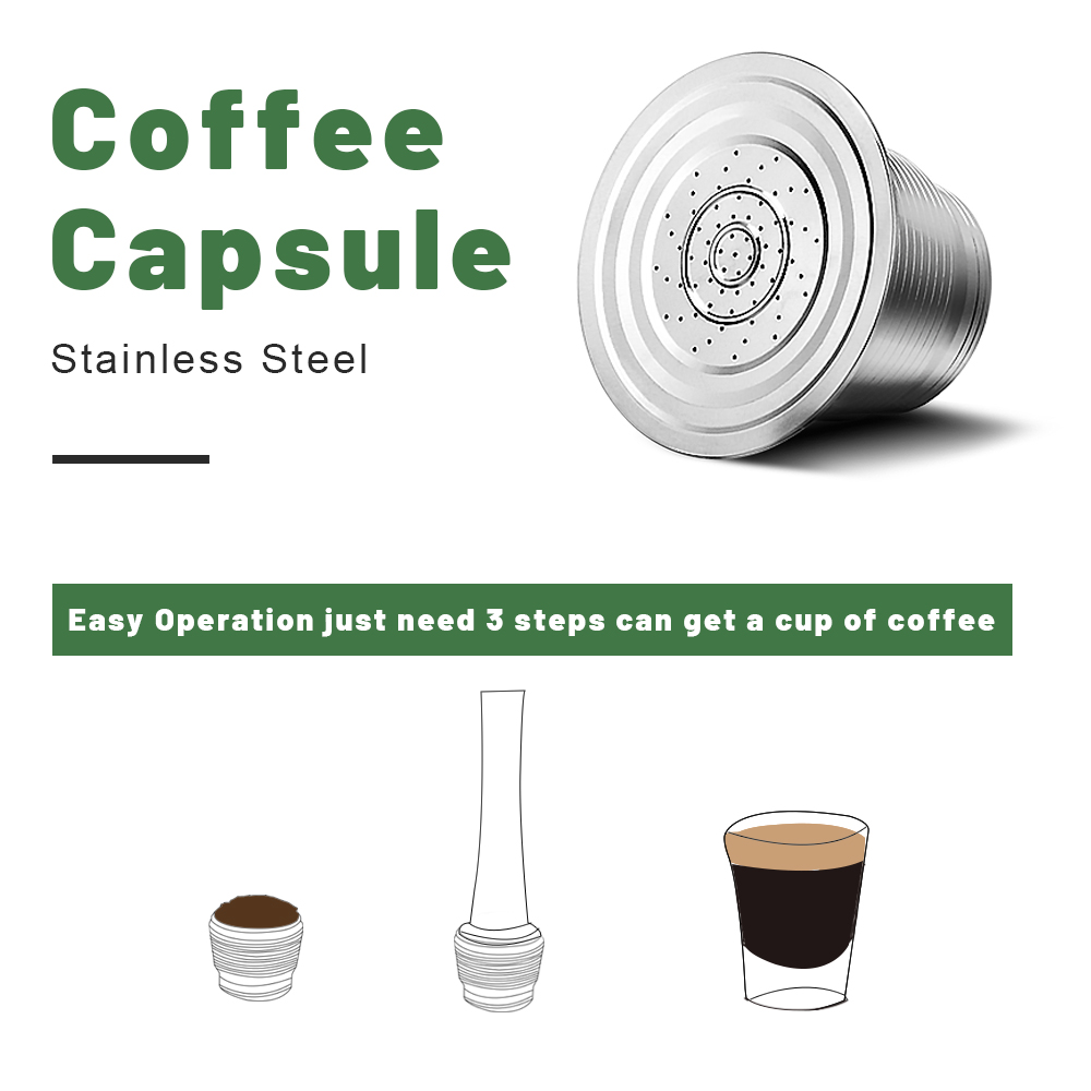 Nespresso Reusable Coffee Caps - Coffee Equipment Espresso recension och pris