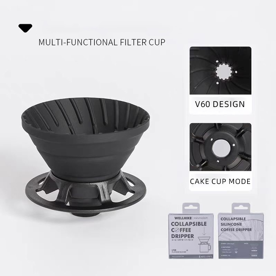 Portable Reusable Coffee Dripp - Coffee Equipment V60 recension och pris