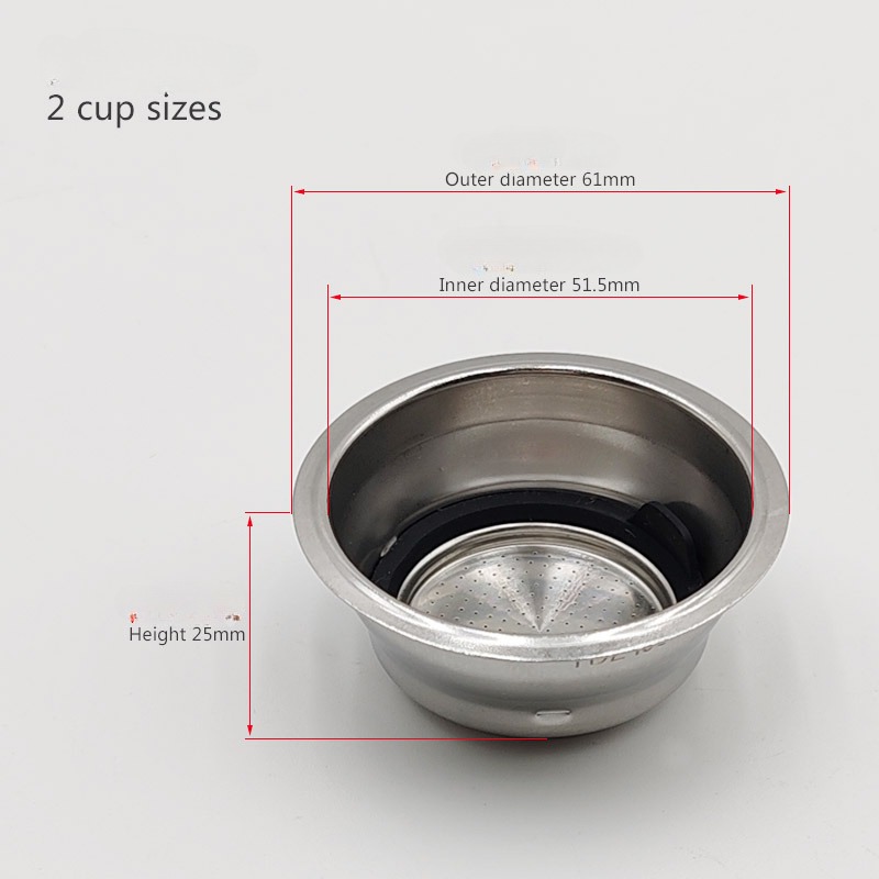 51mm Pressurized Porous Filter - Coffee Extraction Equipment recension och pris