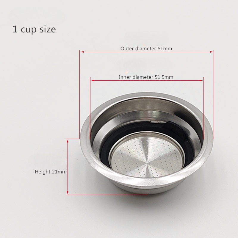 51mm Pressurized Porous Filter - Coffee Extraction Equipment recension och pris