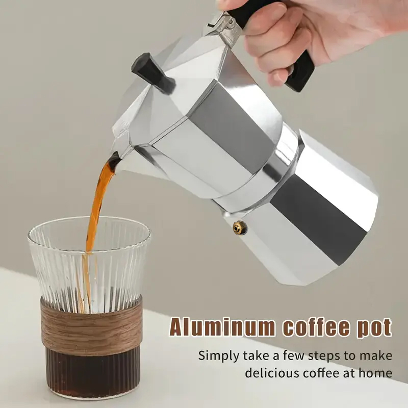 Classic Aluminum Moka Pot 50-3 - Hero Coffee Equipment recension och pris