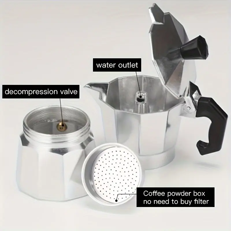 Classic Aluminum Moka Pot 50-3 - Hero Coffee Equipment recension och pris