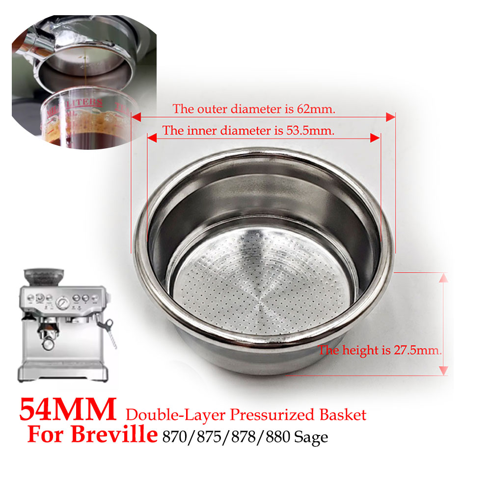 54mm Dual-Layer Pressurized Fi - Coffee Extraction Equipment recension och pris
