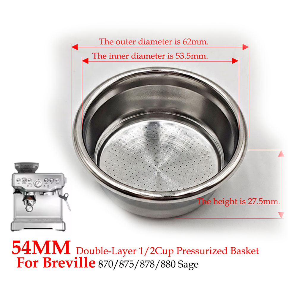 54mm Dual-Layer Pressurized Fi - Coffee Extraction Equipment recension och pris