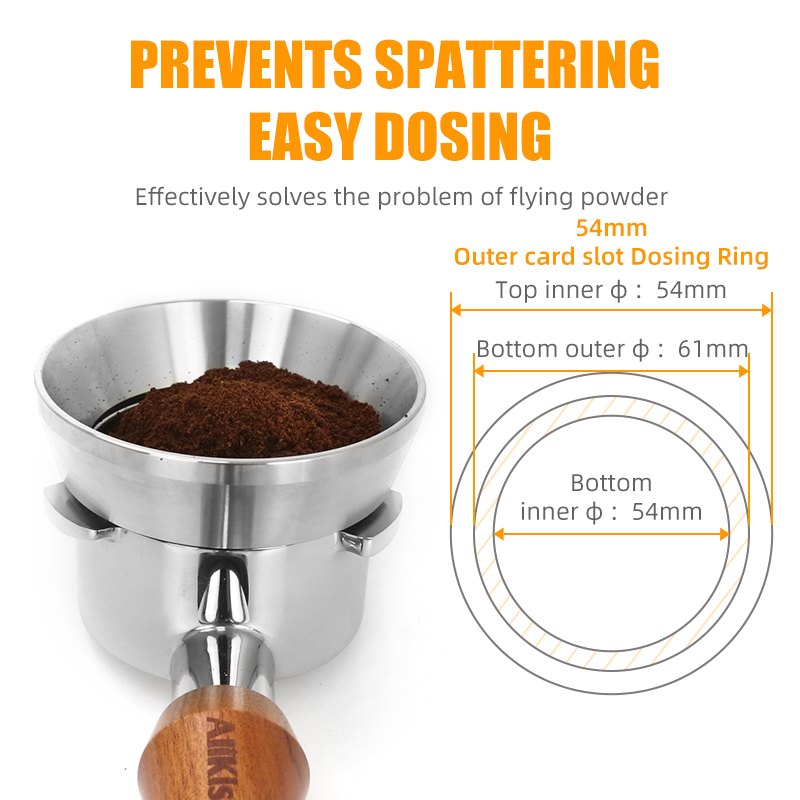 54mm Coffee Dosing Ring Stainl - Coffee Extraction Equipment recension och pris