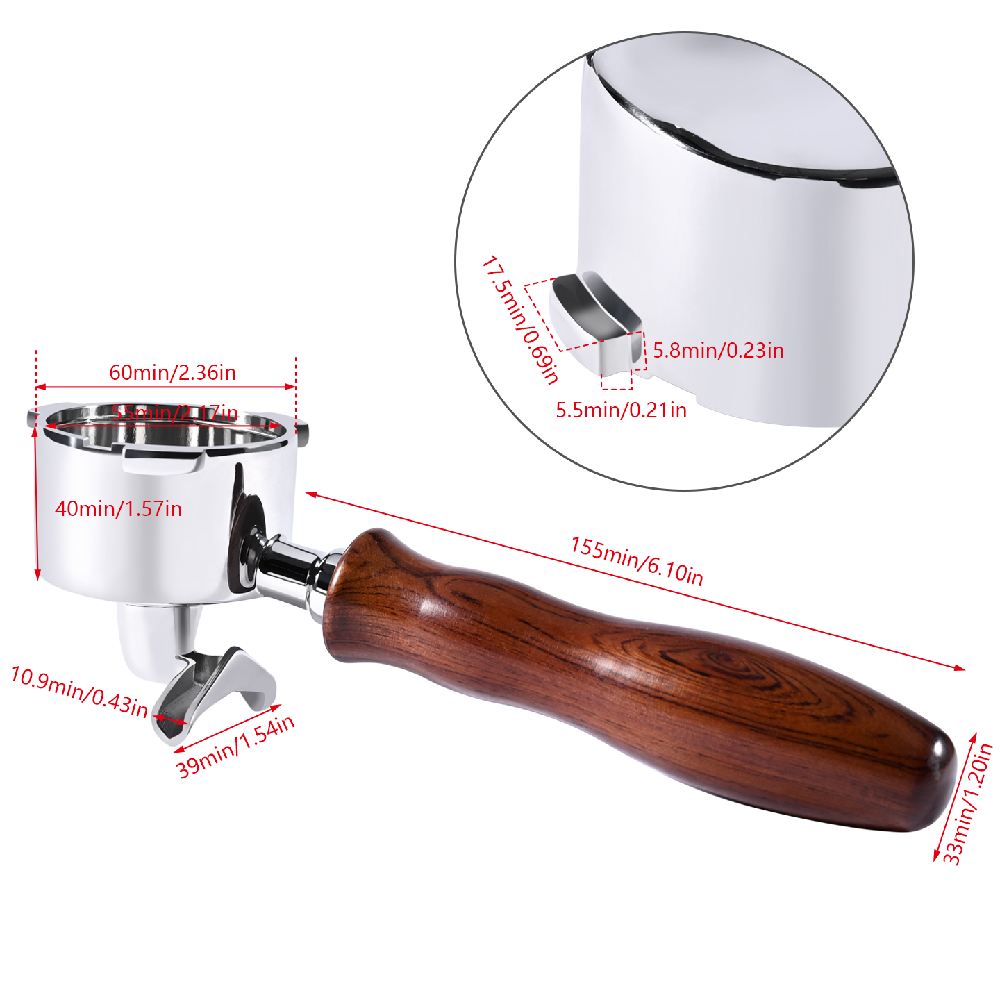 51mm Double Spout Coffee Porta - Coffee Equipment Espresso recension och pris