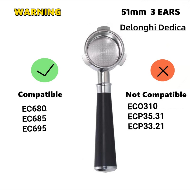 51MM Double Spout Coffee Porta - Coffee Equipment Espresso recension och pris