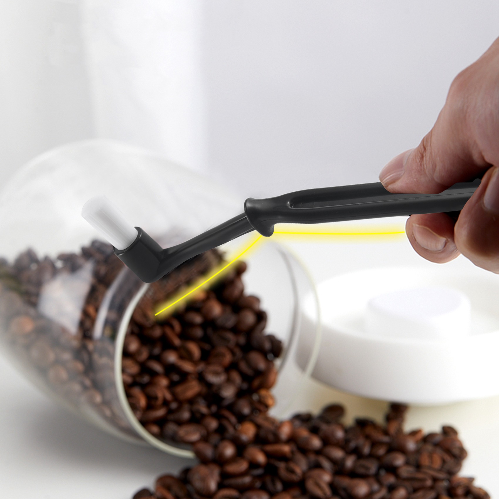 BAAJ-4 Pcs Coffee Machine Clea - Group Head Brush recension och pris