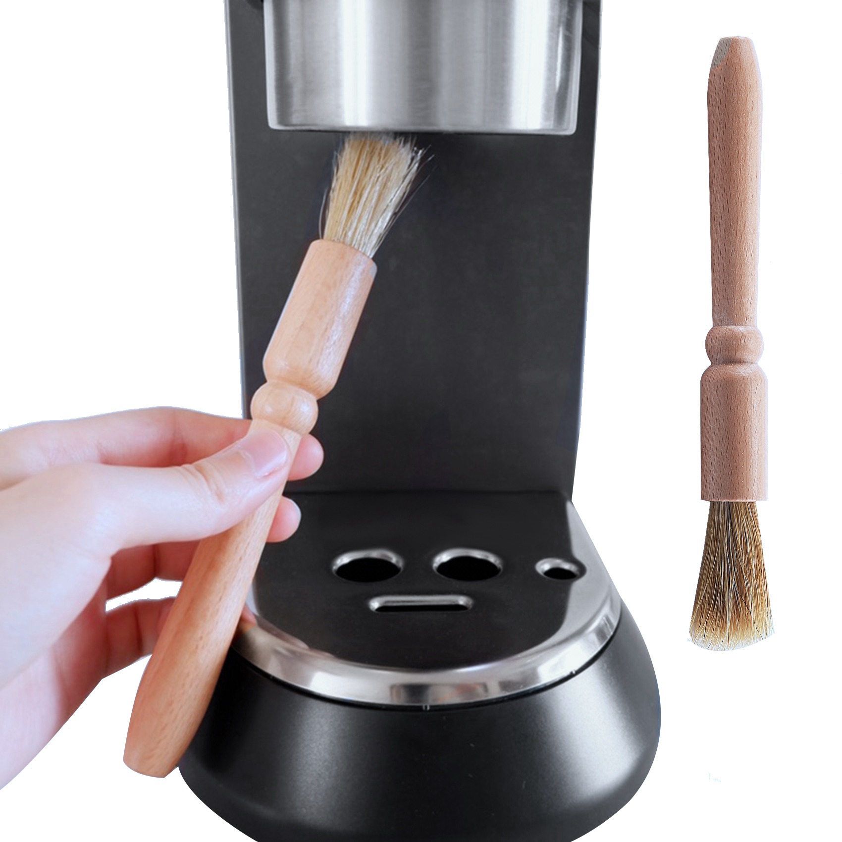 BAAJ-4 Pcs Coffee Machine Clea - Group Head Brush recension och pris